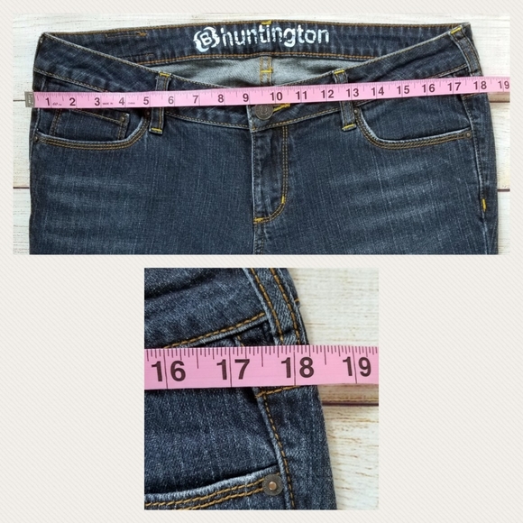 Sz 11 Bullhead Denim Dark Wash Flared Leg Jeans - Picture 7 of 9